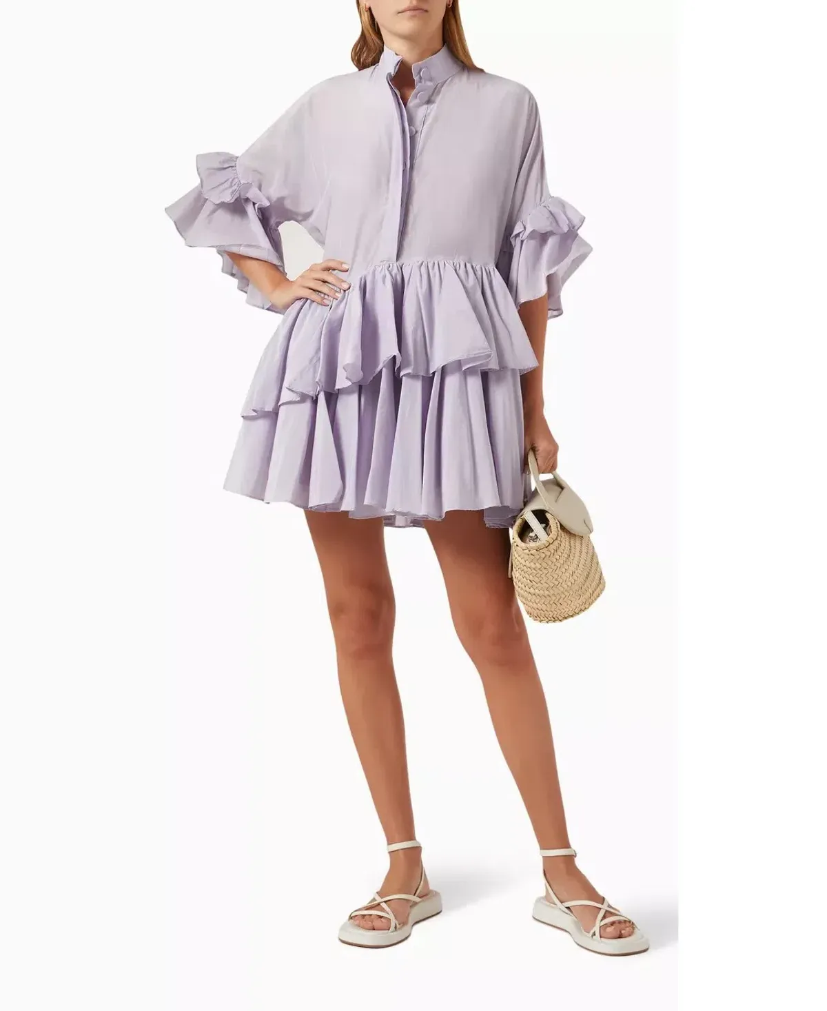 Morton Mac Margrit Dress Purple Size 10 for rent on The Volte - main image