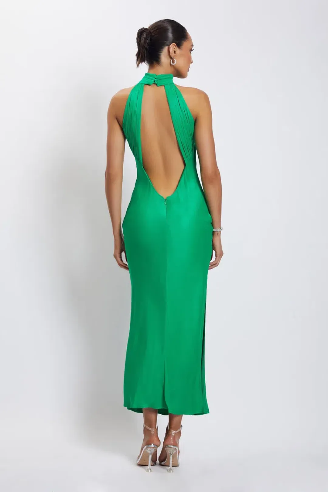 Meshki Claire Dress Green Size XXS/Au 4 for rent on The Volte - main image