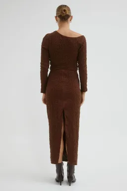 Sovere Overcast Dress In Carob Size 8 for rent on The Volte - image 3