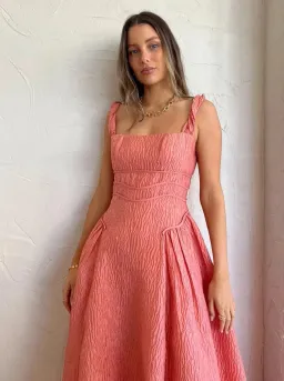 Rachel Gilbert Sophy Strap Dress in Pink Size 6 for rent on The Volte - image 2
