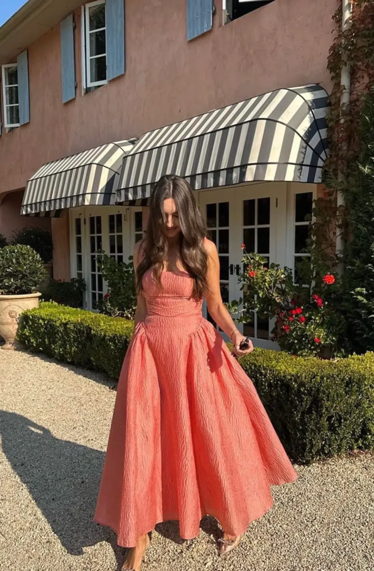 Rachel Gilbert Sophy Strap Dress in Pink Size 6 - Image 4