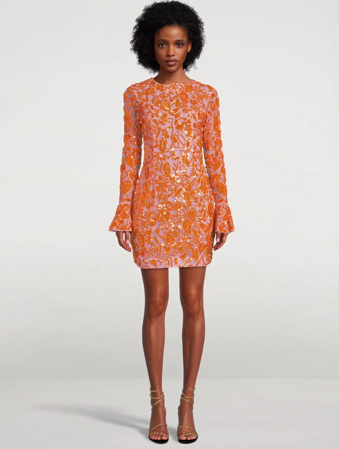 Rachel Gilbert Lupita Mini Orange/Pink Size 14 for rent on The Volte - main image