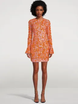 Rachel Gilbert Lupita Mini Orange/Pink Size 14 for rent on The Volte - image 2