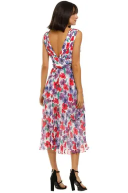 Talulah Sugar and Spice Midi Dress Sugar Bloom Multi Print Size 10 for rent on The Volte - image 2