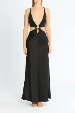 Bec & Bridge Felix Maxi Dress Black Size 8 for rent on The Volte - image 1