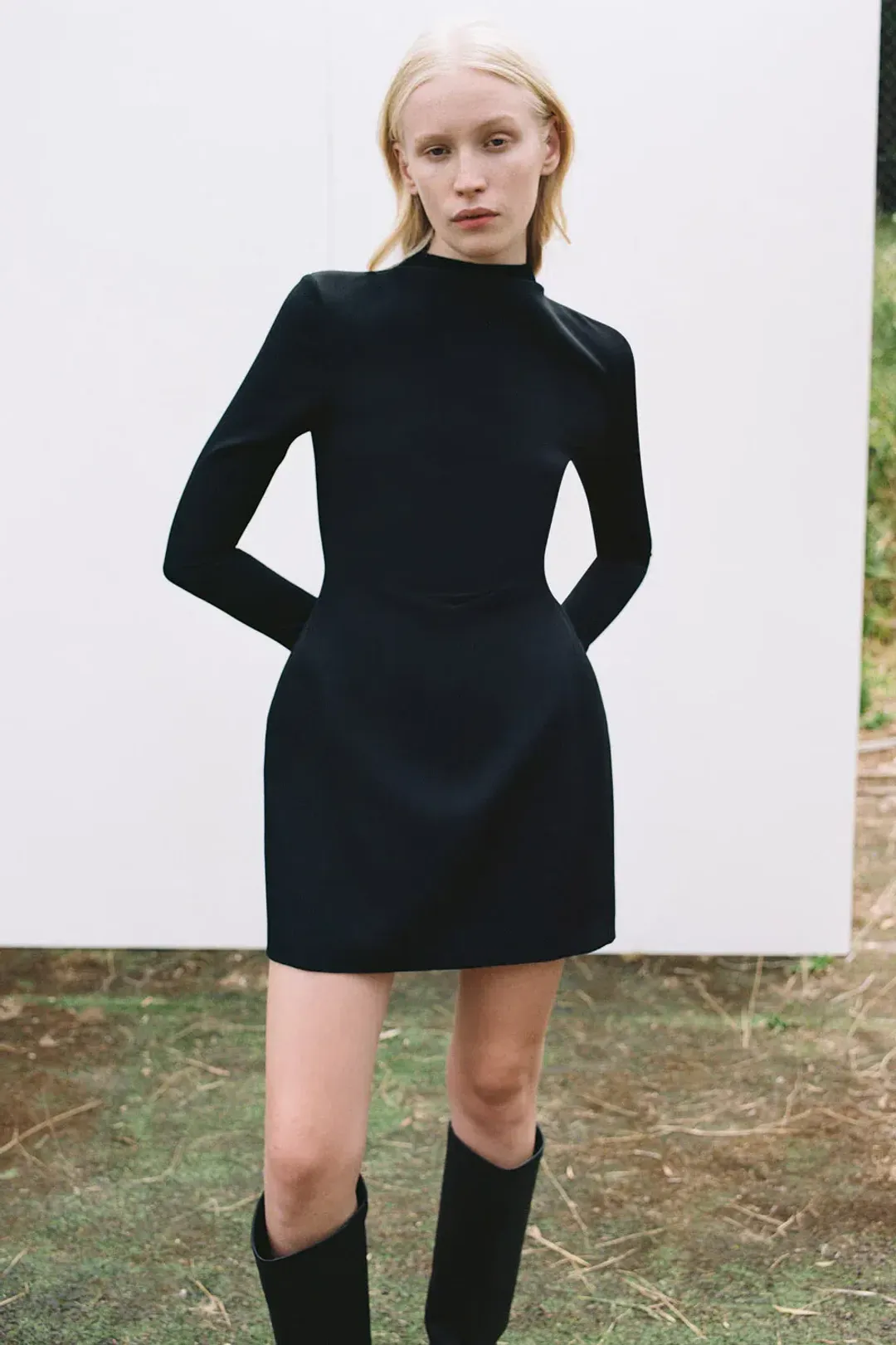Camilla and Marc Gordon Mini Dress Black Size 6 for rent on The Volte - main image