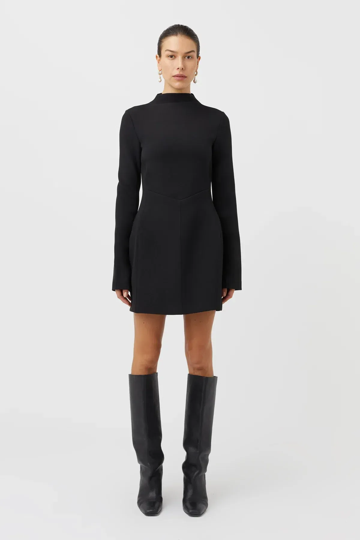 Camilla and Marc Gordon Mini Dress Black Size 6 for rent on The Volte - main image