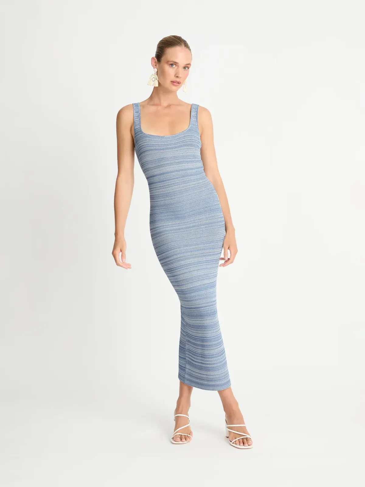 Sheike Hannah Knit Dress Blue Size S/AU 8 for rent on The Volte - main image