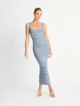 Sheike Hannah Knit Dress Blue Size S/AU 8 for rent on The Volte - image 1
