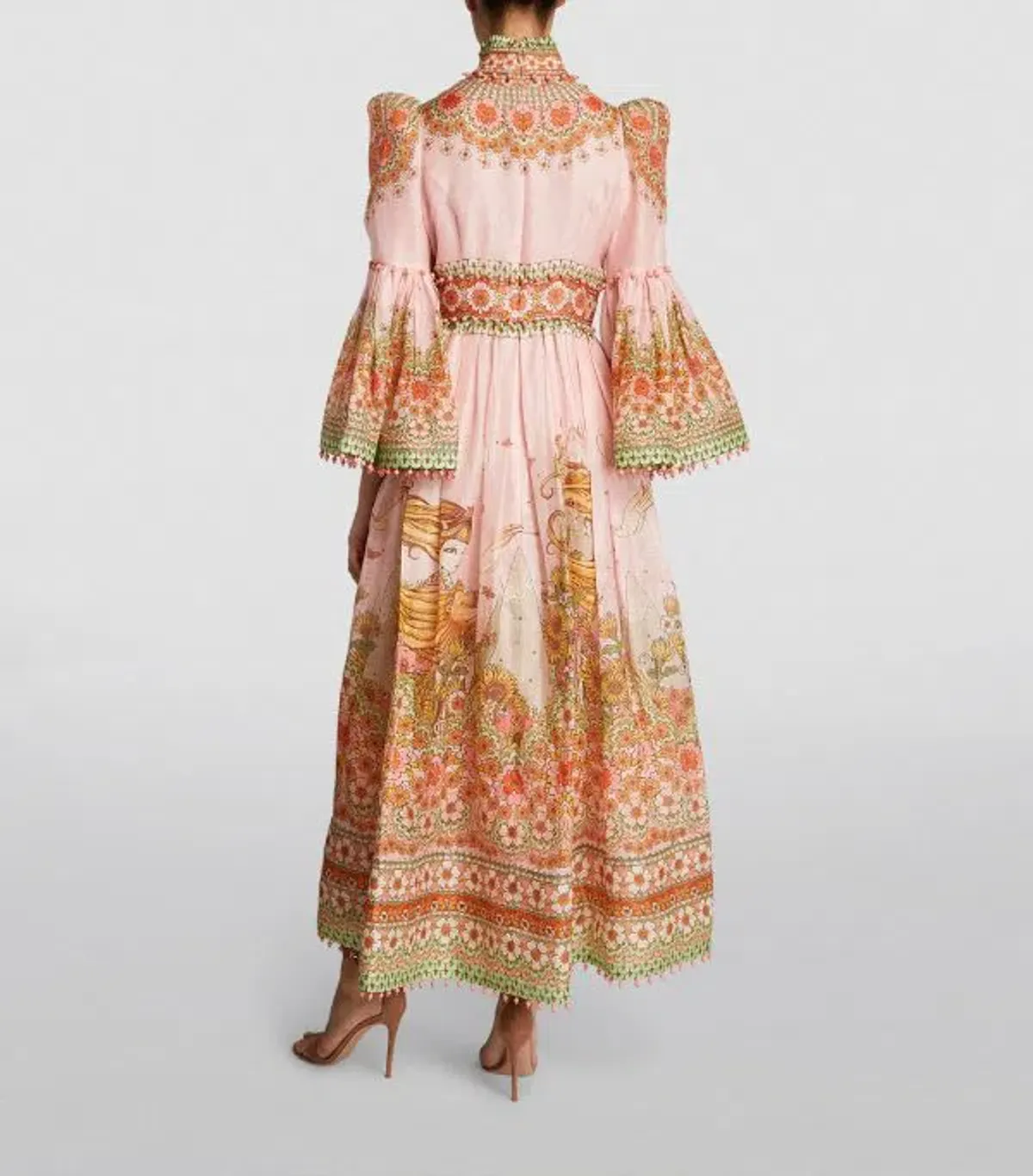 Zimmermann Kaleidoscope Bell Sleeve Gown Leo Zodiac Print Size 2 / AU 12 - Image 2