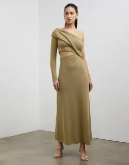 Camilla and Marc Javier Knit Dress Green Size 6 for rent on The Volte - image 1