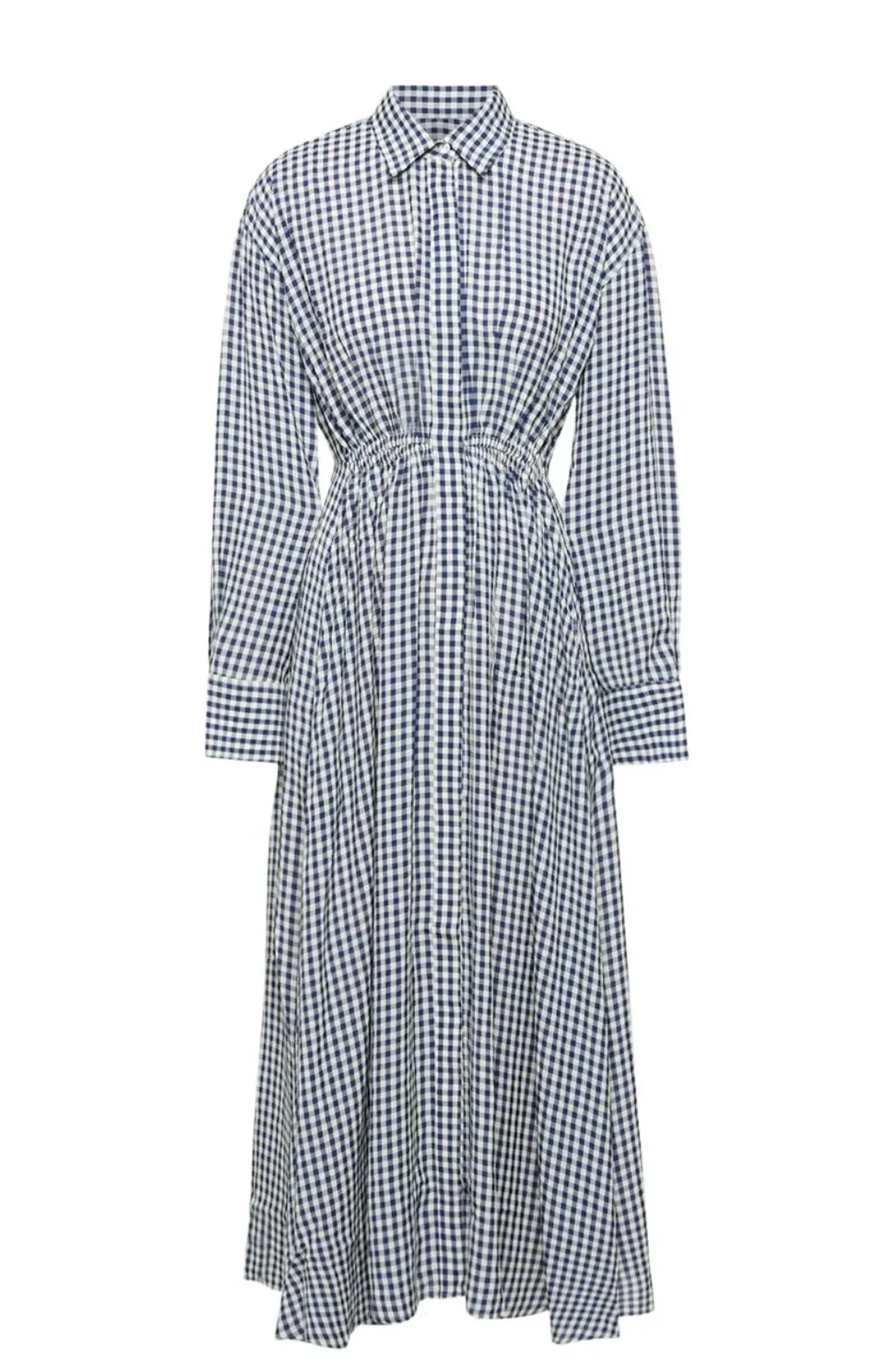 Scanlan Theodore Gingham Shirtdress Print Size 8 - Image 4