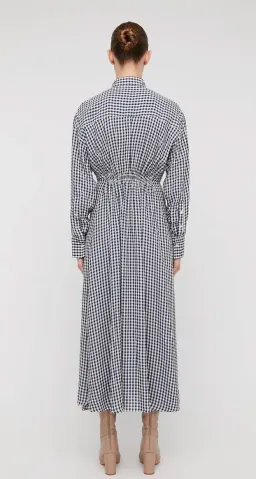 Scanlan Theodore Gingham Shirtdress Print Size 8 for rent on The Volte - image 3