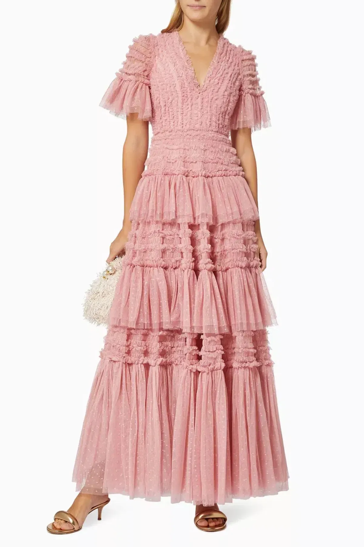 Needle and Thread | Clarabelle Gown | Pink | Size 10 - Image 1