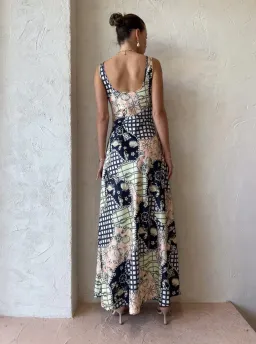 By Nicola Beneath The Stars Slip Dress in Geo Print Size 12 for rent on The Volte - image 4