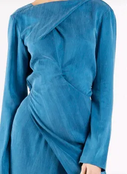 One Fell Swoop Ritual Maxi Dress Egyptian Blue Size 10 for rent on The Volte - image 2