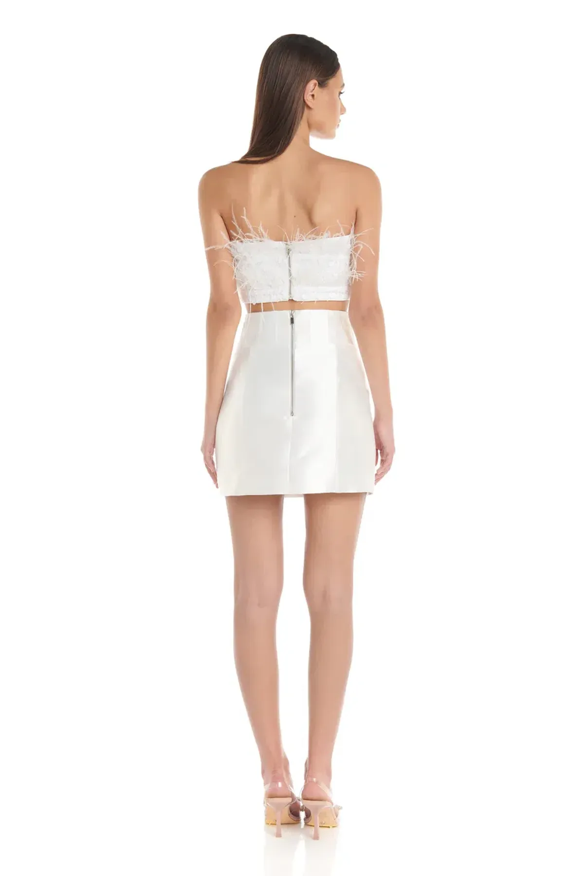 Eliya The Label Heather Top White Size 8 - Image 2