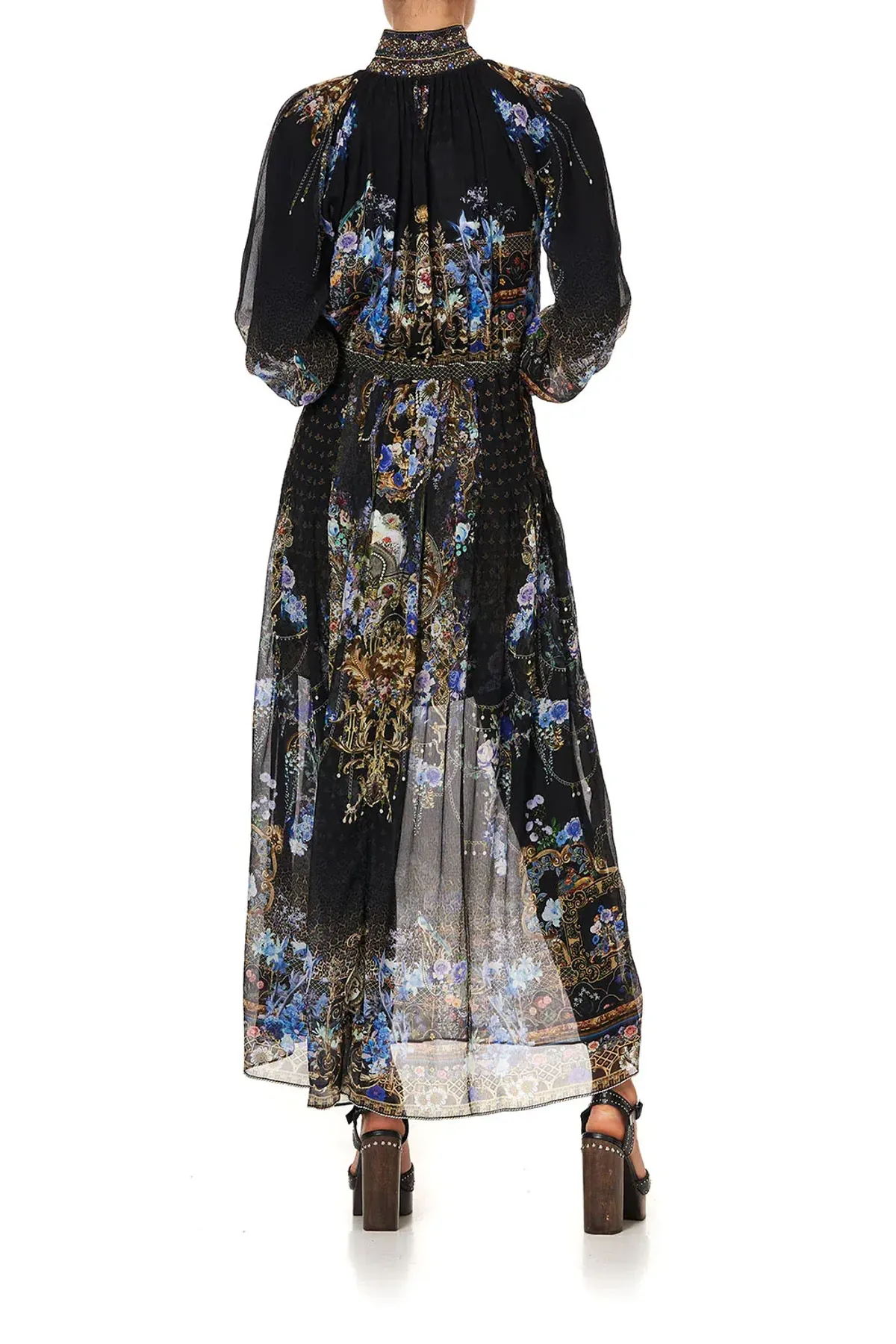 Camilla Long Sleeve Dress With Collar Palace Playhouse Size 10 - Image 2