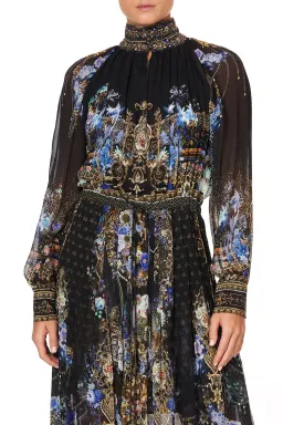 Camilla Long Sleeve Dress With Collar Palace Playhouse Size 10 for rent on The Volte - image 4