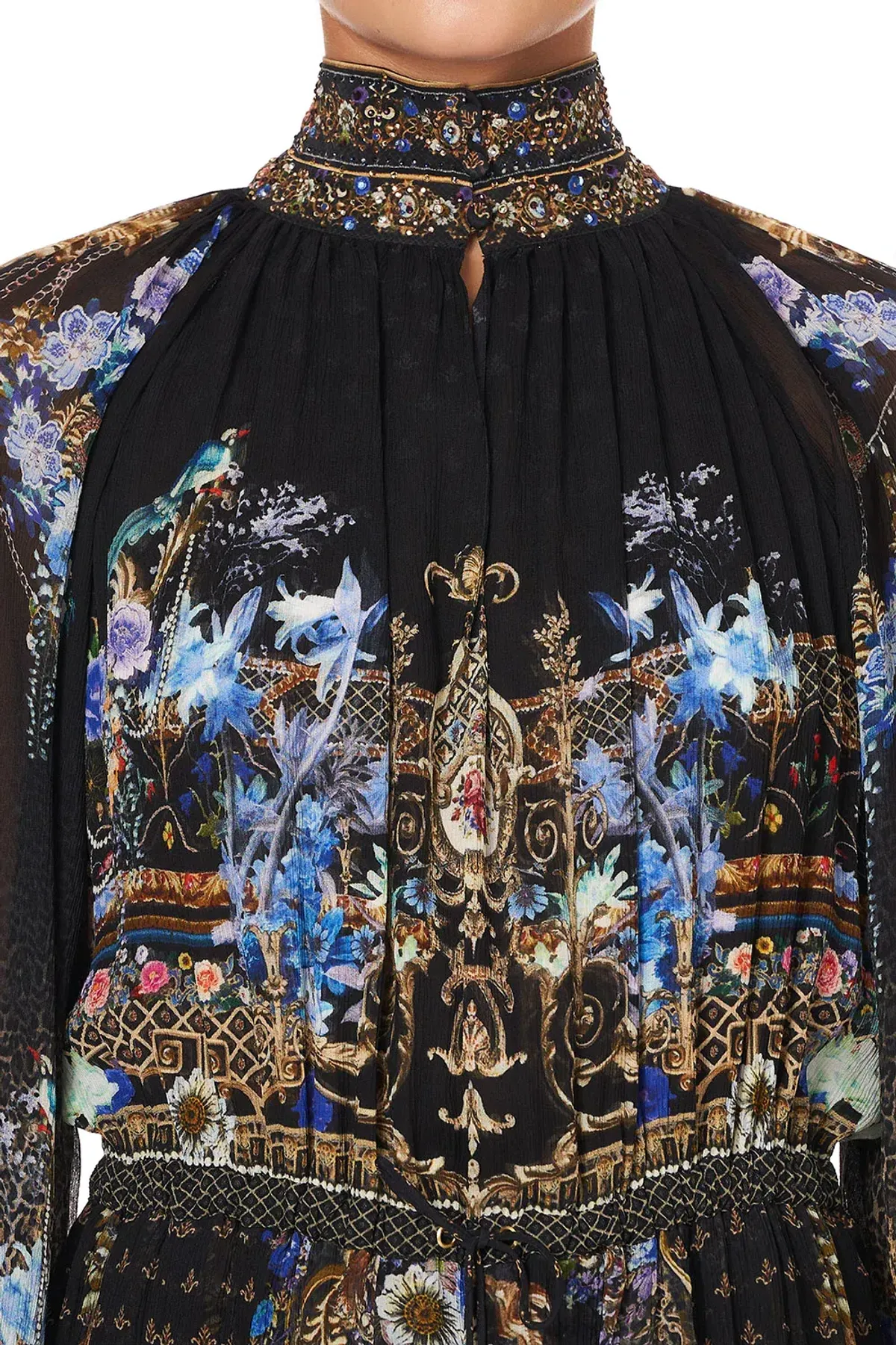 Camilla Long Sleeve Dress With Collar Palace Playhouse Size 10 - Image 5
