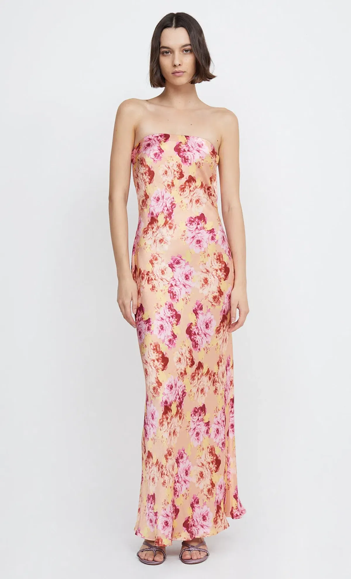 Bec & Bridge Moon Dance Strapless Dress Belle Floral Size 6 - Image 1