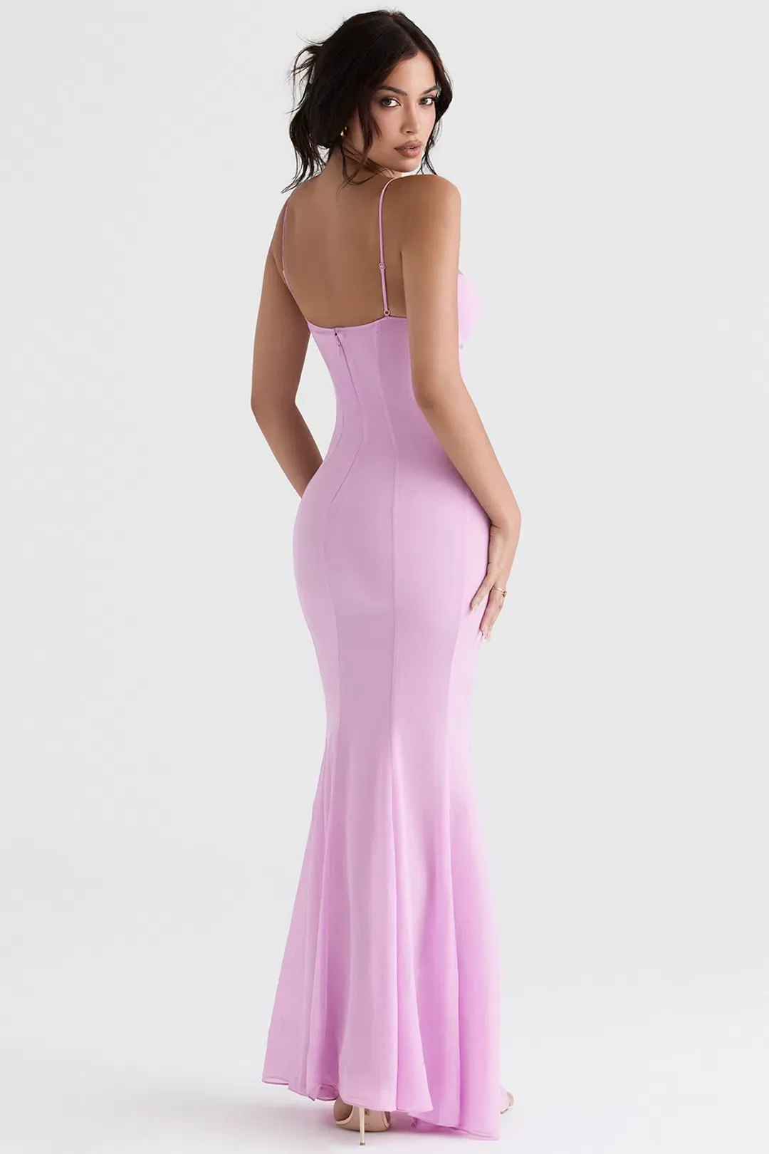 House of CB Loren Dress Pink Size S/AU 8 for rent on The Volte - main image