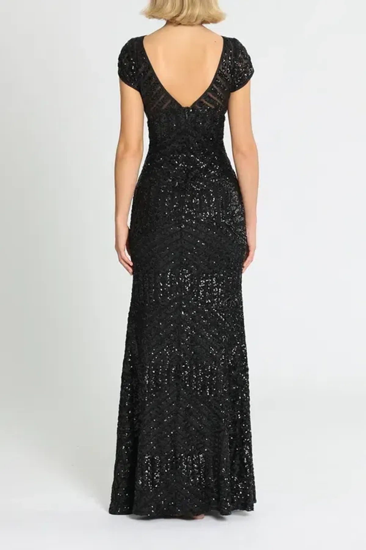 L'amour Grace Gown Black Size 18 - Image 3