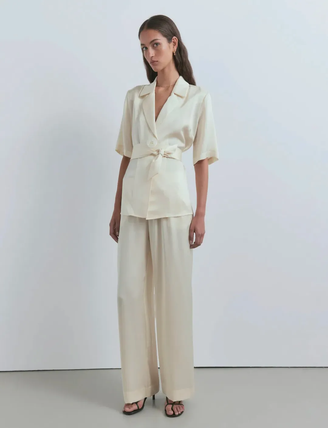 Viktoria and Woods Chorus Shirt and Pilot Pants Set Butter Size AU 12 for rent on The Volte - main image