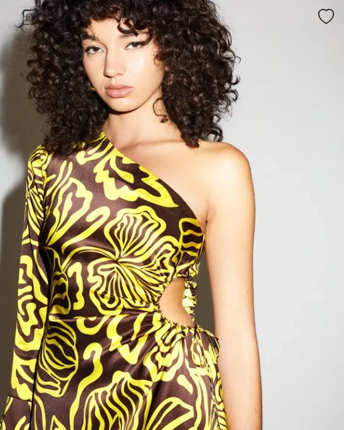 Lover Solana Silk One Shoulder Cut Outs Midi Dress Size AU 12 - Image 4