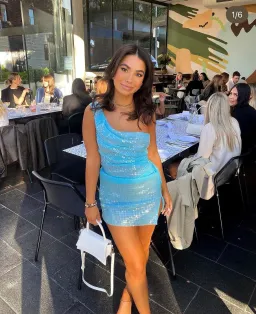 Cult Naked Blue Moon Dress Blue Size AU 10 for rent on The Volte - image 4