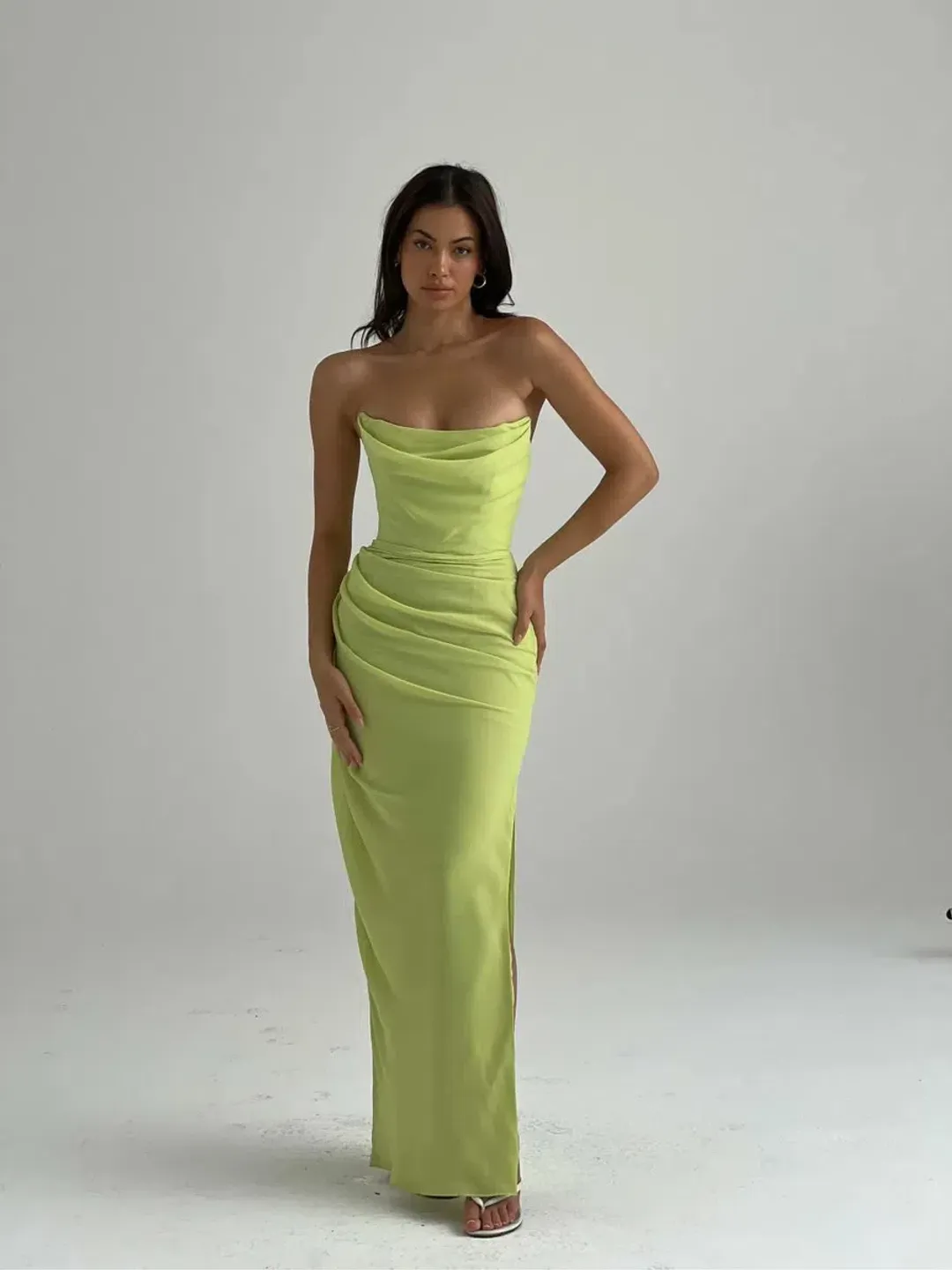 House Of CB Adrienne Dress Green Size XS / AU 6 for rent on The Volte - main image