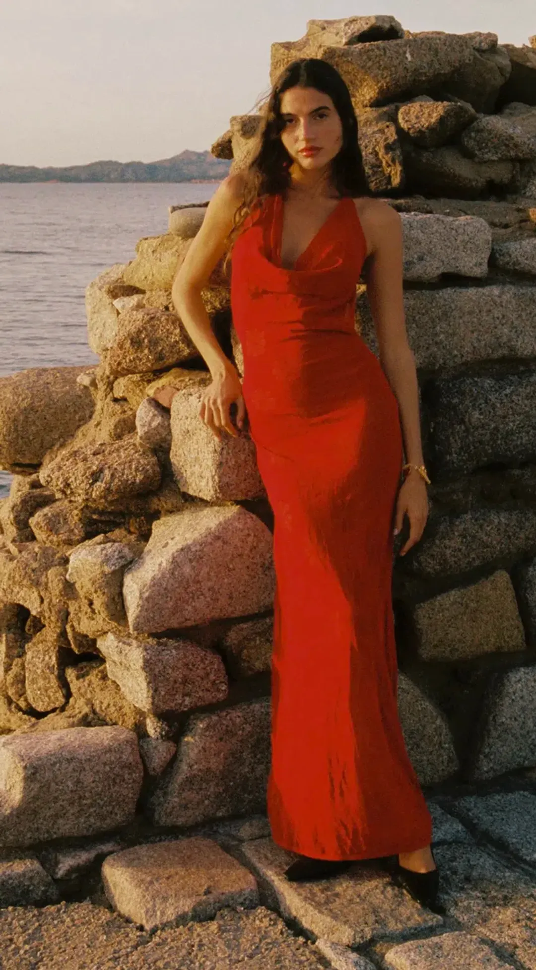 Asta Resort Klara Dress in Rossa Size S / AU 8 for rent on The Volte - main image