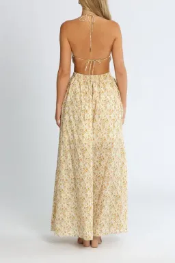 Significant Other Cara Dress Print Yellow Size 8 for rent on The Volte - image 3