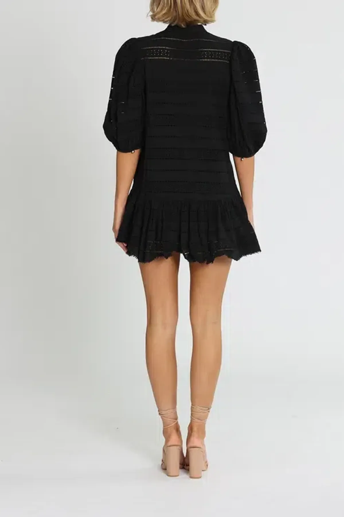 Acler Granville Dress Black Black Size AU 10 - Image 3