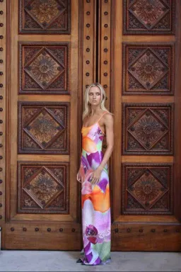 With Harper Lu Riviera Slip Dress Floral Size XS / AU 6 for rent on The Volte - image 1