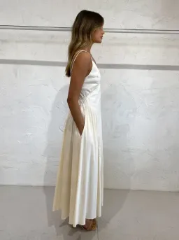 Camilla And Marc Antelao Dress in Cream Size 10 for rent on The Volte - image 4