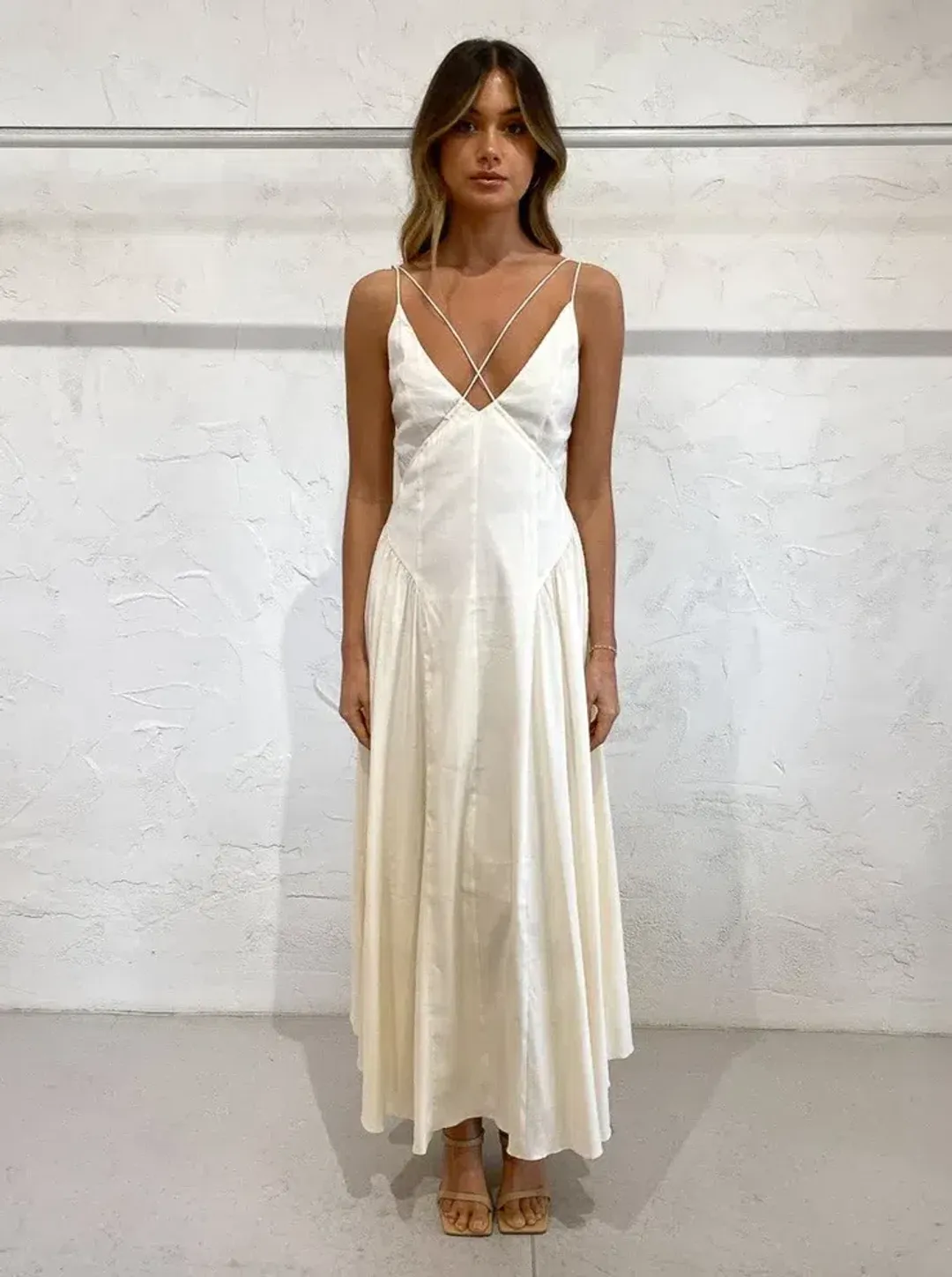 Camilla And Marc Antelao Dress in Cream Size 10 for rent on The Volte - main image