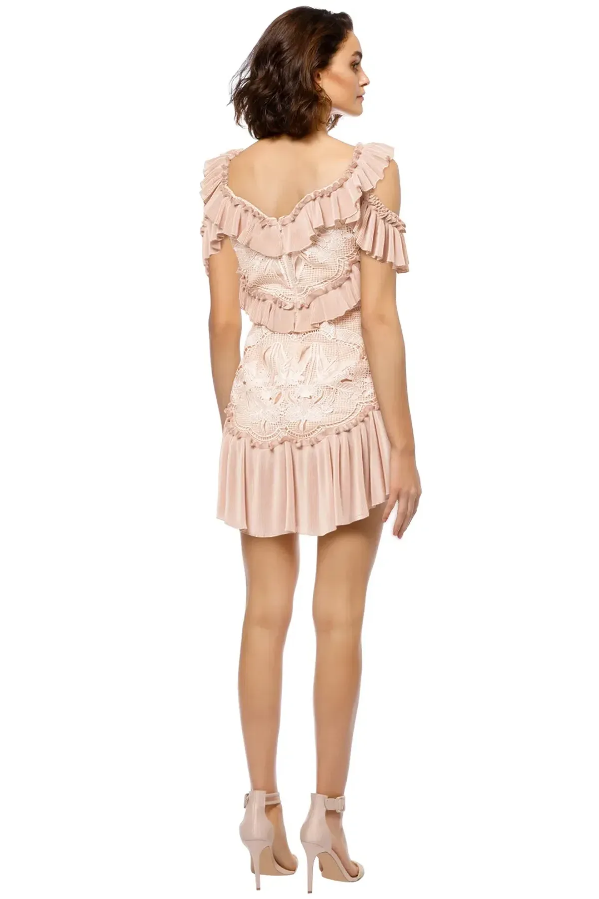 Alice McCall Lovebirds Dress in Rose Nude Size 4 - Image 3