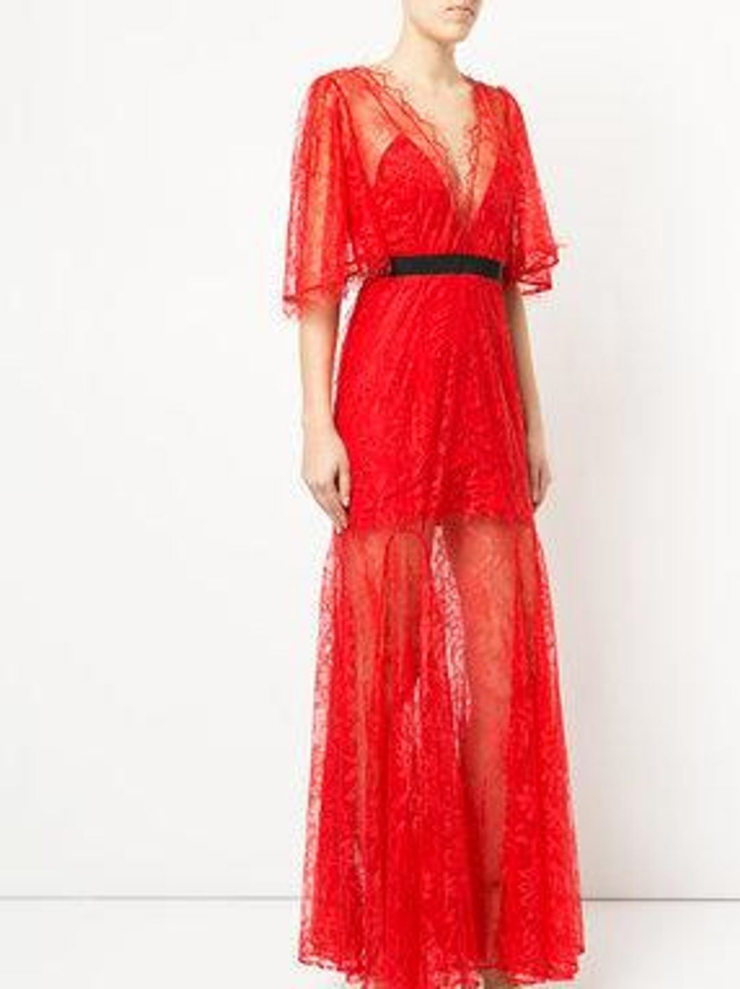 Alice McCall Look Good Feel Good Gown Red Lace Size 14 for rent on The Volte - main image
