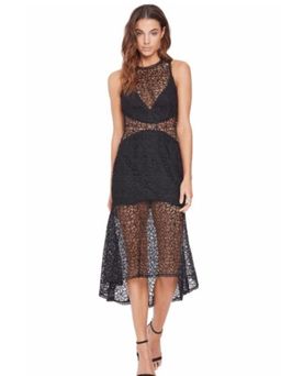 Nicholas Guipure Lace Midi Dress Black Size 8 for rent on The Volte - image 2