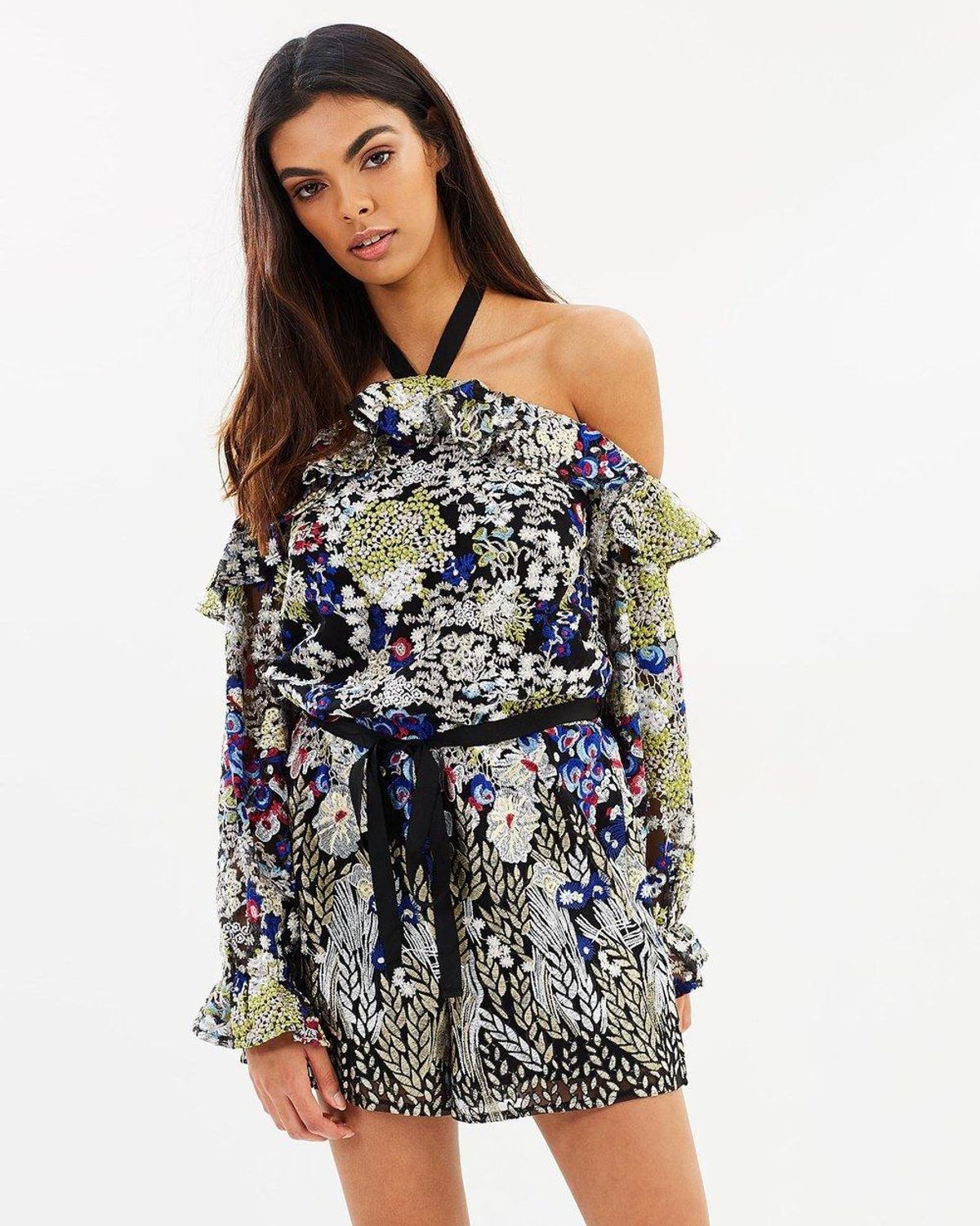 Ministry of Style Gardenia Romper Embroidered lace Size 10 - Image 2