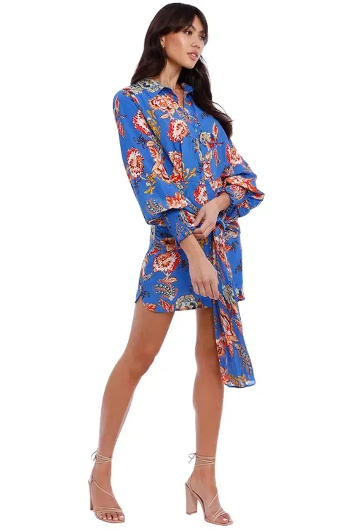 Elliatt Independence Dress Blue Multi Print Size AU 10 - Image 2