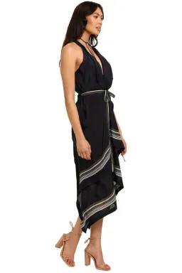 KITX Lady Boss Scarf Puzzle Dress Black and White Size AU 8 for rent on The Volte - image 2
