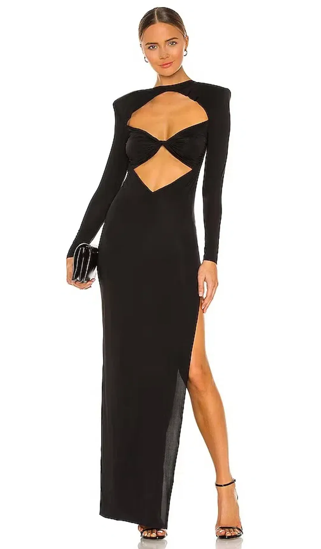 Bronx and Banco Daphne Dress Black Noir Size 6 for rent on The Volte - main image
