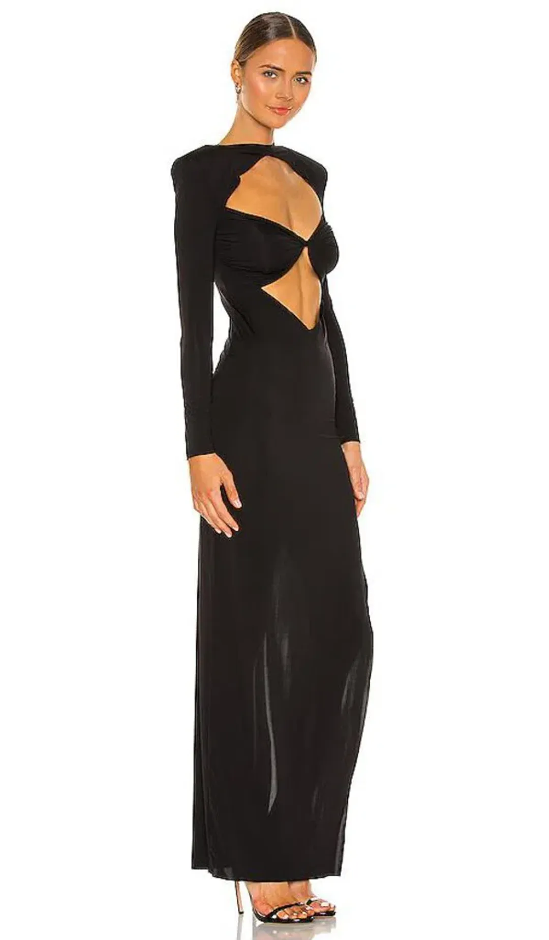 Bronx and Banco Daphne Dress Black Noir Size 6 for rent on The Volte - main image