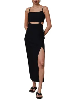 Bec & Bridge Faye Midi Dress Black Size 12 for rent on The Volte - image 1