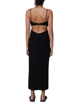 Bec & Bridge Faye Midi Dress Black Size 12 for rent on The Volte - image 3