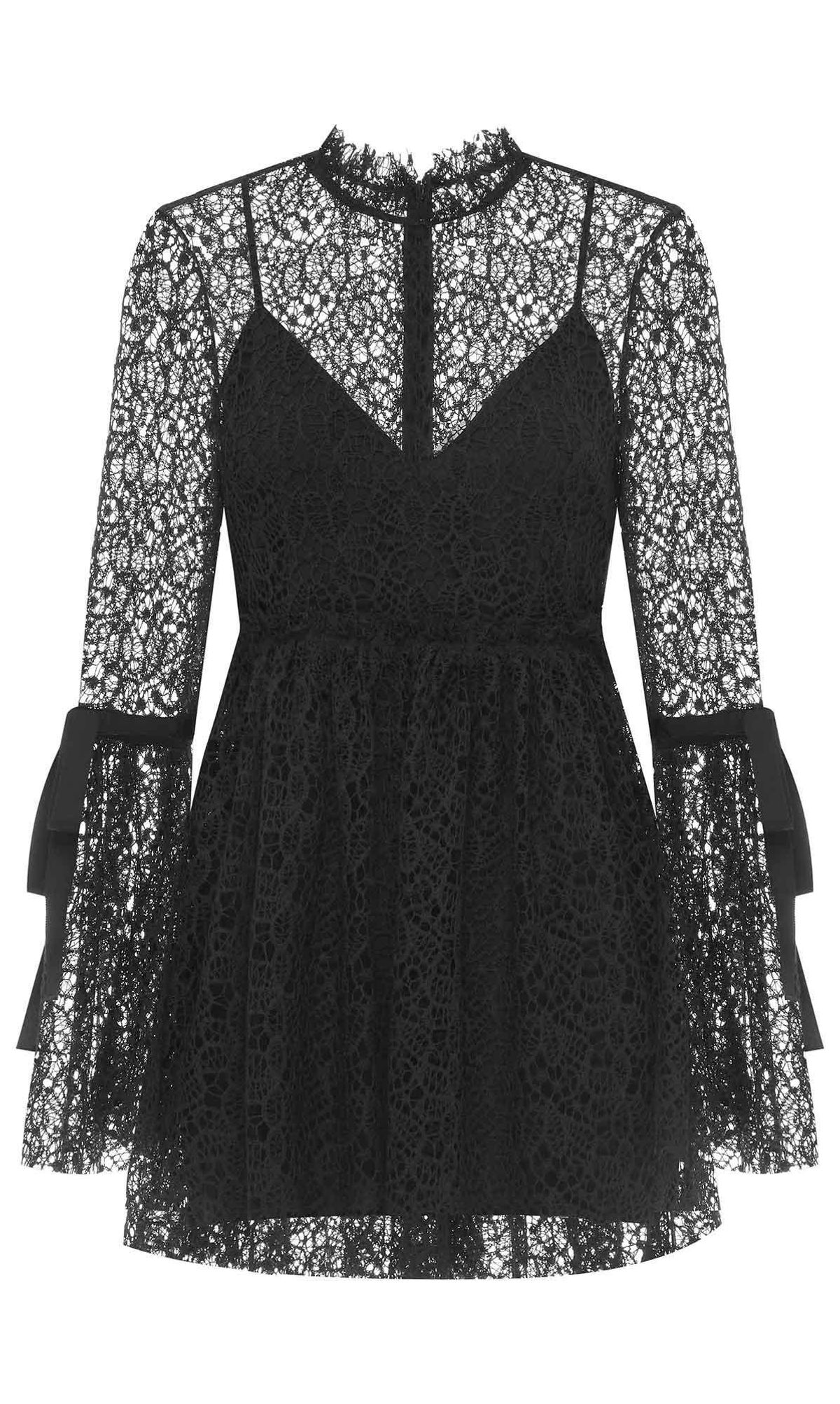 Alice McCall Back To You Lace Mini Dress Black Size 6 - Image 5