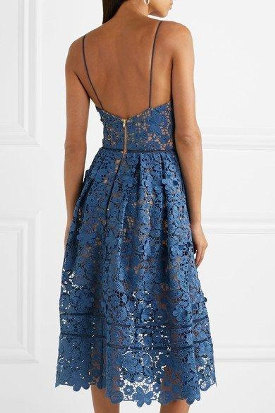 Self Portrait Azealea Dress Blue Size 14 for rent on The Volte - main image