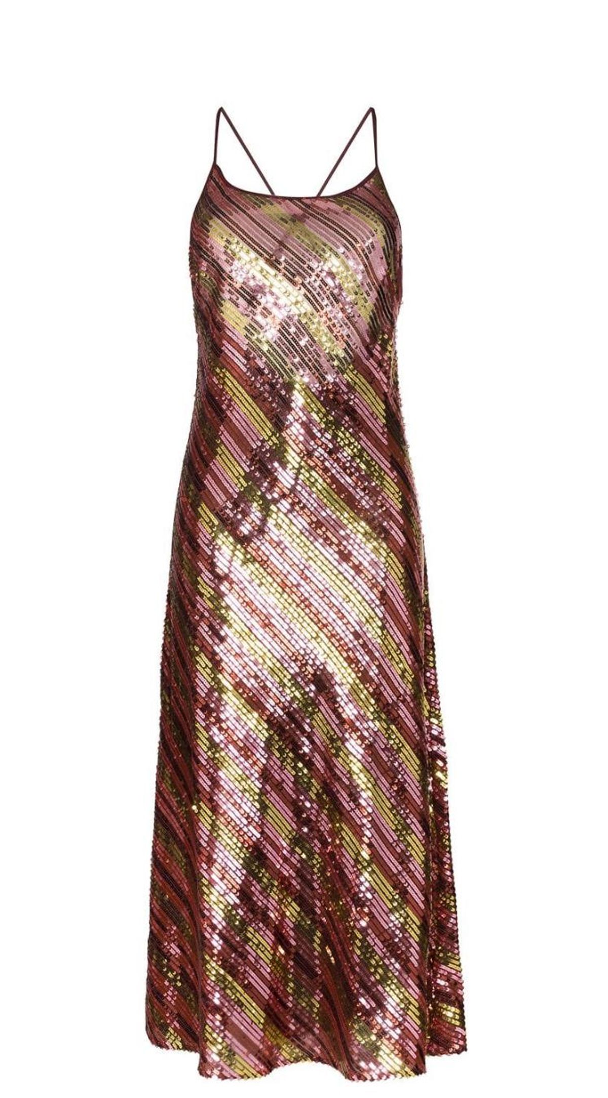 Rixo Sylie sequinned embellished midi dress Size 12 - Image 6